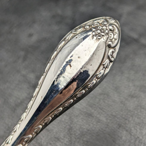 1908 British Antique Sterling Silver Handle Button Hook